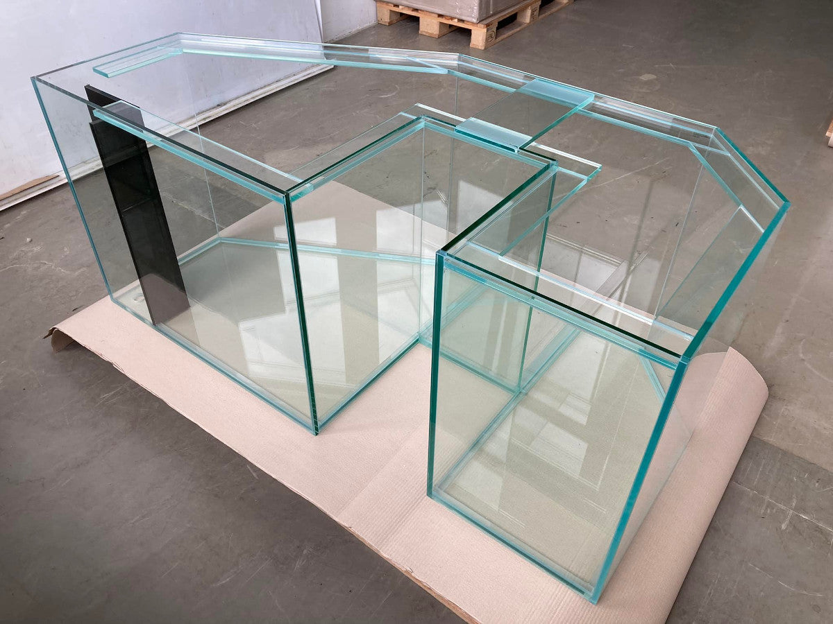 Glas Aquarium mit Konfigurator Meerwasser